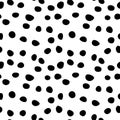 Background polka dot. Seamless pattern. Random dots, circles, animal skin. Design for fabric, wallpaper. Irregular random abstract Royalty Free Stock Photo