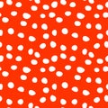 Background polka dot. Seamless pattern. Random dots, circles, animal skin. Design for fabric, wallpaper. Irregular random abstract Royalty Free Stock Photo