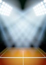 Background for posters night tennis stadium in the