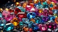 Background with precious stones. Colored gemstones. Precious stones. Royalty Free Stock Photo
