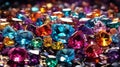 Background with precious stones. Colored gemstones. Precious stones. Royalty Free Stock Photo