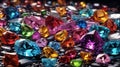 Background with precious stones. Colorful gemstones. Precious stones. Royalty Free Stock Photo