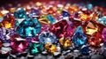 Background with precious stones. Colorful gemstones. Precious stones. Royalty Free Stock Photo