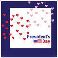 Background President\'s Day.