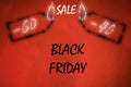Background for promotions and discounts with tags minus forty and sixty and the inscription sale. Suitable for the Black Friday