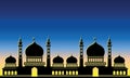 Background mosque Eid Al-Fitri Royalty Free Stock Photo