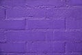 Background of purple painted bricks - close-up - bright and pretty