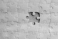 Background puzzle. Missing one piece of the puzzle to complete the picture Royalty Free Stock Photo