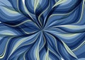 Background radiation Blue Wave drape