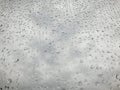 Background with rain drops on window pane Royalty Free Stock Photo