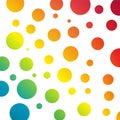 Background with rainbow circles Royalty Free Stock Photo
