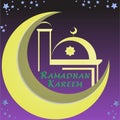 Background Ramadhan vector illustration for sosial media