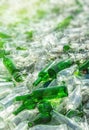 Background of recycle pieces of broken glass Royalty Free Stock Photo