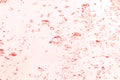 Background of red air bubbles in the water Royalty Free Stock Photo