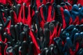 background of red and black, identical Royalty Free Stock Photo