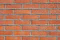 Background from red brick wall Royalty Free Stock Photo