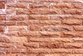 Background red brick wall pattern texture Royalty Free Stock Photo