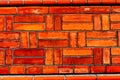 Background Of Red Wall Of Building Bricks Royalty Free Stock Photo