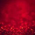 Background red christmas light glitter abstract xmas with bokeh