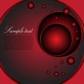 Background with red circles Royalty Free Stock Photo