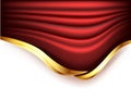 Background with red curtains Royalty Free Stock Photo