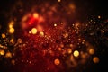 Background red gold and black glitter light, abstract, backgrounds Royalty Free Stock Photo