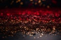 Background of red gold and black glitter light, abstract, backgrounds Royalty Free Stock Photo