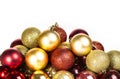 Free Stock Photo 3625-red and gold christmas balls - freeimageslive