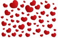 Background Red heart