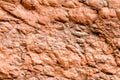 Background of red hematite mineral