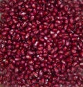 Background of red ripe pomegranate seeds. Raw organic fruits vegetables. Royalty Free Stock Photo