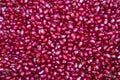 Background of red ripe pomegranate seeds. Raw organic fruits vegetables. Royalty Free Stock Photo