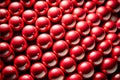 background and red shiny balls are beautiful abstraction