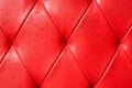 Background red sofa with waterdrop Royalty Free Stock Photo