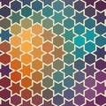 Background of repeating geometric stars. Spectrum geometric back