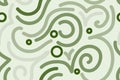 Background repeating patterns of hand drawn lines in artistic swirls