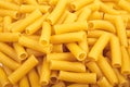 Background of Rigatoni italian pasta Royalty Free Stock Photo