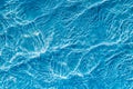 Background of rippled pattern of clean water in a blue swimming pool Royalty Free Stock Photo