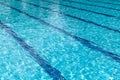 Background of rippled pattern of clean water in a blue swimming pool Royalty Free Stock Photo