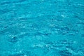 Background of rippled pattern of clean water in a blue swimming pool Royalty Free Stock Photo