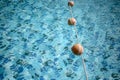 Background of rippled pattern of clean water in a blue swimming pool Royalty Free Stock Photo