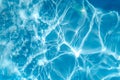 Background of rippled pattern of clean water in a blue swimming Royalty Free Stock Photo