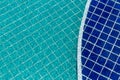 Background of rippled pattern of clean water in a blue swimming pool Royalty Free Stock Photo