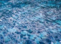 Background of rippled water in swimming pool Royalty Free Stock Photo