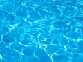 Background of rippled water in swimming pool Royalty Free Stock Photo