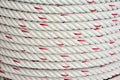 Background of roll of rope. Texture rope closeup. Royalty Free Stock Photo
