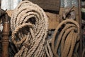 Background with rope Royalty Free Stock Photo