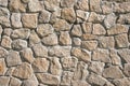 Rough wall made of natural stone Royalty Free Stock Photo