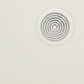 Background with round white vent hole in the ceiling Royalty Free Stock Photo