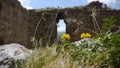 Background of ruins of the Cathars